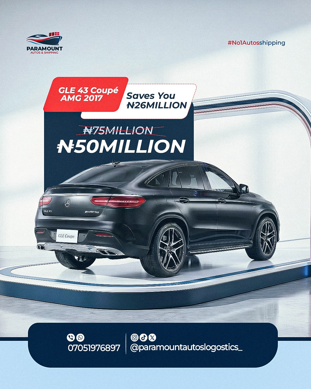 Mercedes-Benz GLE 43 Coupe AMG 2017